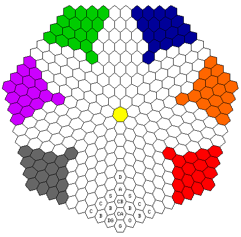 Deformació heptagonal d'un tessel·lat hexagonal per al Qiguo Xiangqi (七國象棋)